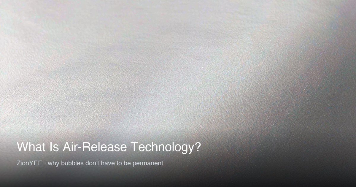 What Is Air-Release Technology? (And Why It Forgives Beginner Mistakes)