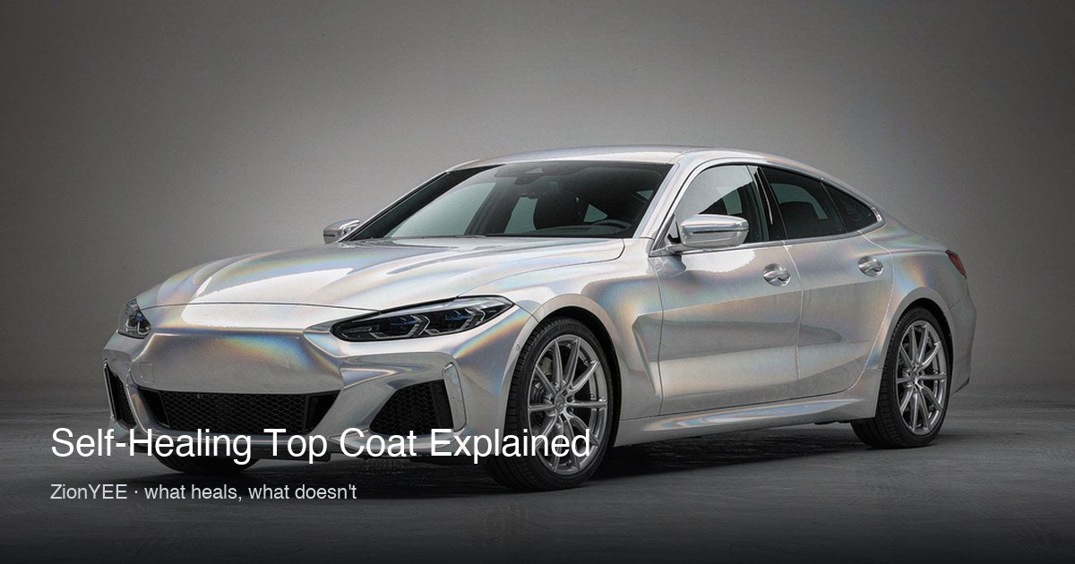 What Is a Self-Healing Top Coat? (And What It Won't Fix)