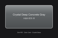 ZionYEE Crystal Deep Concrete Gray Car Wrap – Dark Cement Gray Vinyl Film 5x50ft, Air Release Bubble-Free, Self-Healing PET Liner