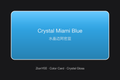 ZionYEE Crystal Miami Blue Car Wrap – Tropical Ocean Blue Vinyl Film 5x50ft, Air Release Bubble-Free, Self-Healing PET Liner