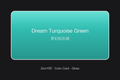 ZionYEE Dream Turquoise Green Car Wrap – Vivid Turquoise Green Vinyl Film 5x50ft, Air Release Bubble-Free, Self-Healing PET Liner