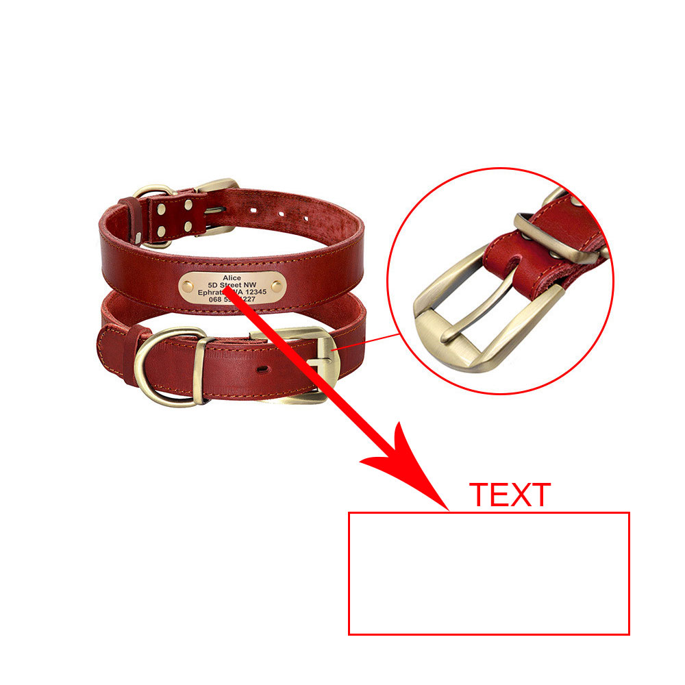 PawVibes™ Personalized Dog Collar with Nameplate ID Tags - premium pet product