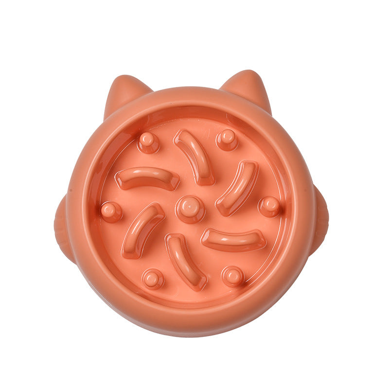 PawVibes™ Anti-Gulping Slow Feeder Dog Bowl