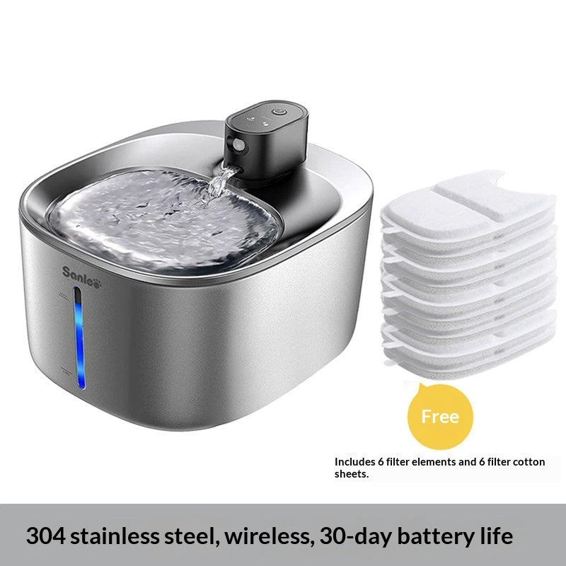 PawVibes™ Wireless Smart Cat Water Fountain - Automatic Circ - premium pet product