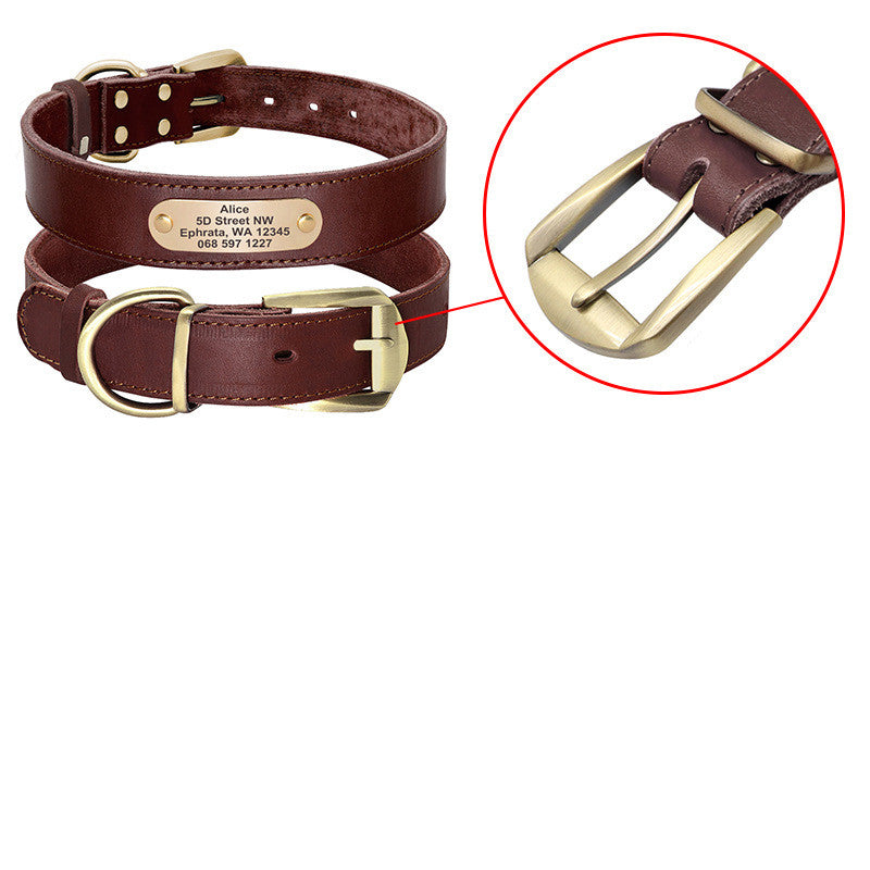 PawVibes™ Personalized Dog Collar with Nameplate ID Tags - premium pet product
