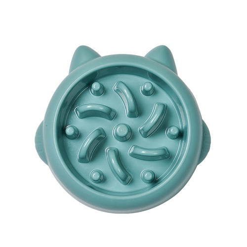 PawVibes™ Anti-Gulping Slow Feeder Dog Bowl