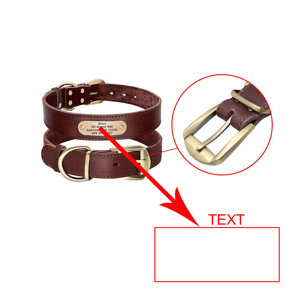 PawVibes™ Personalized Dog Collar with Nameplate ID Tags - premium pet product