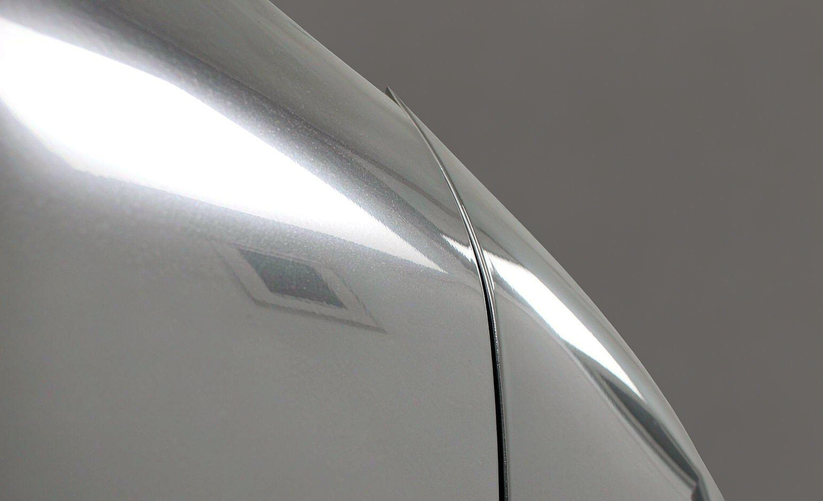 Super Bright Metallic Silver ZionYEE vinyl wrap halfwrap