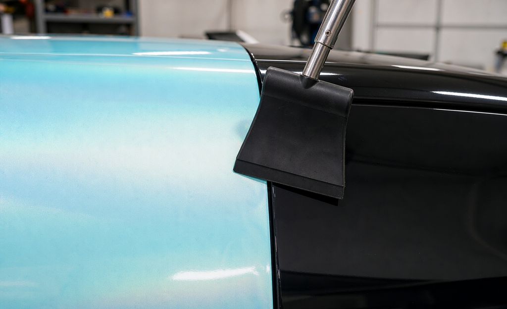 Iridescent Tiffany Blue ZionYEE vinyl wrap halfwrap