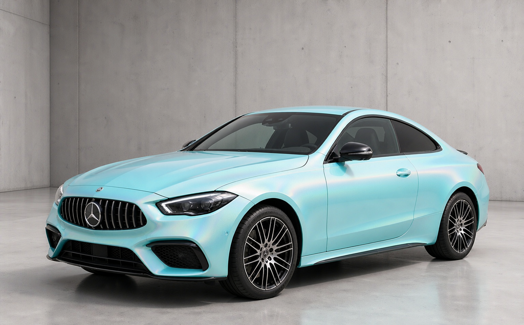 Iridescent Tiffany Blue ZionYEE vinyl wrap hero