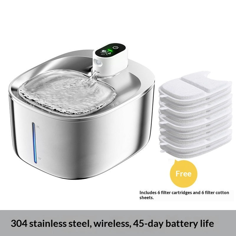 PawVibes™ Wireless Smart Cat Water Fountain - Automatic Circ - premium pet product