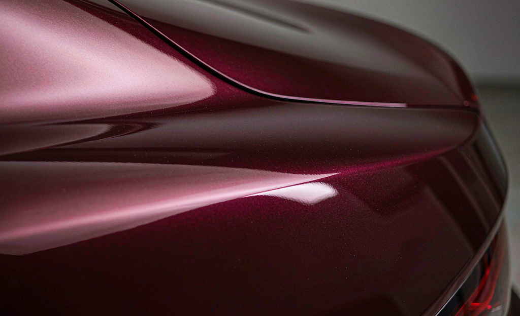 Chrome Romanee Red ZionYEE vinyl wrap halfwrap