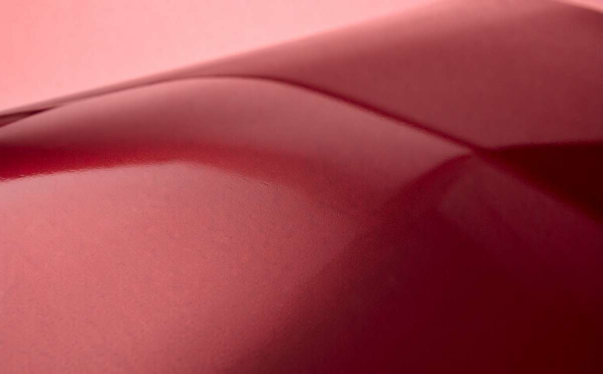 Chrome Romanee Red ZionYEE vinyl wrap macro