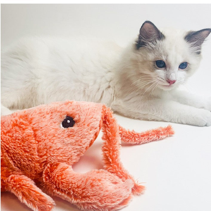PawVibes™ Electric Jumping Shrimp Cat Toy - USB Charging Plu - premium pet product
