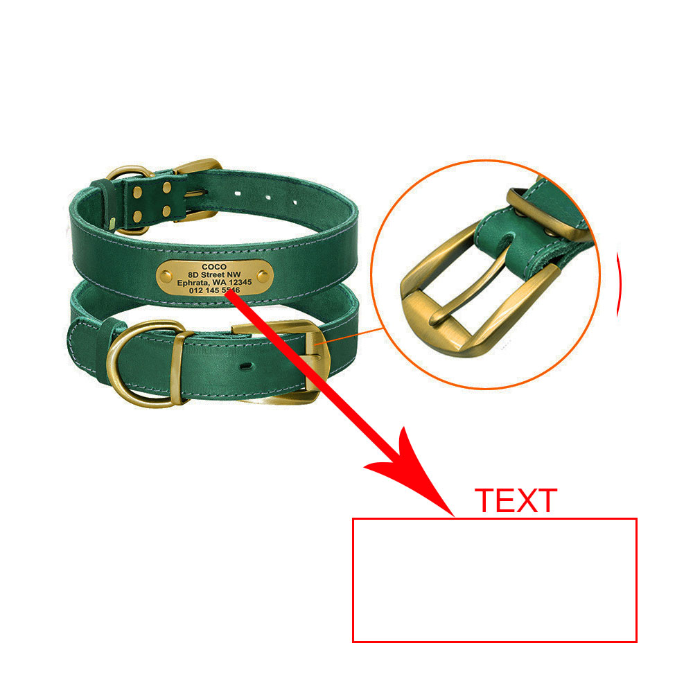 PawVibes™ Personalized Dog Collar with Nameplate ID Tags - premium pet product