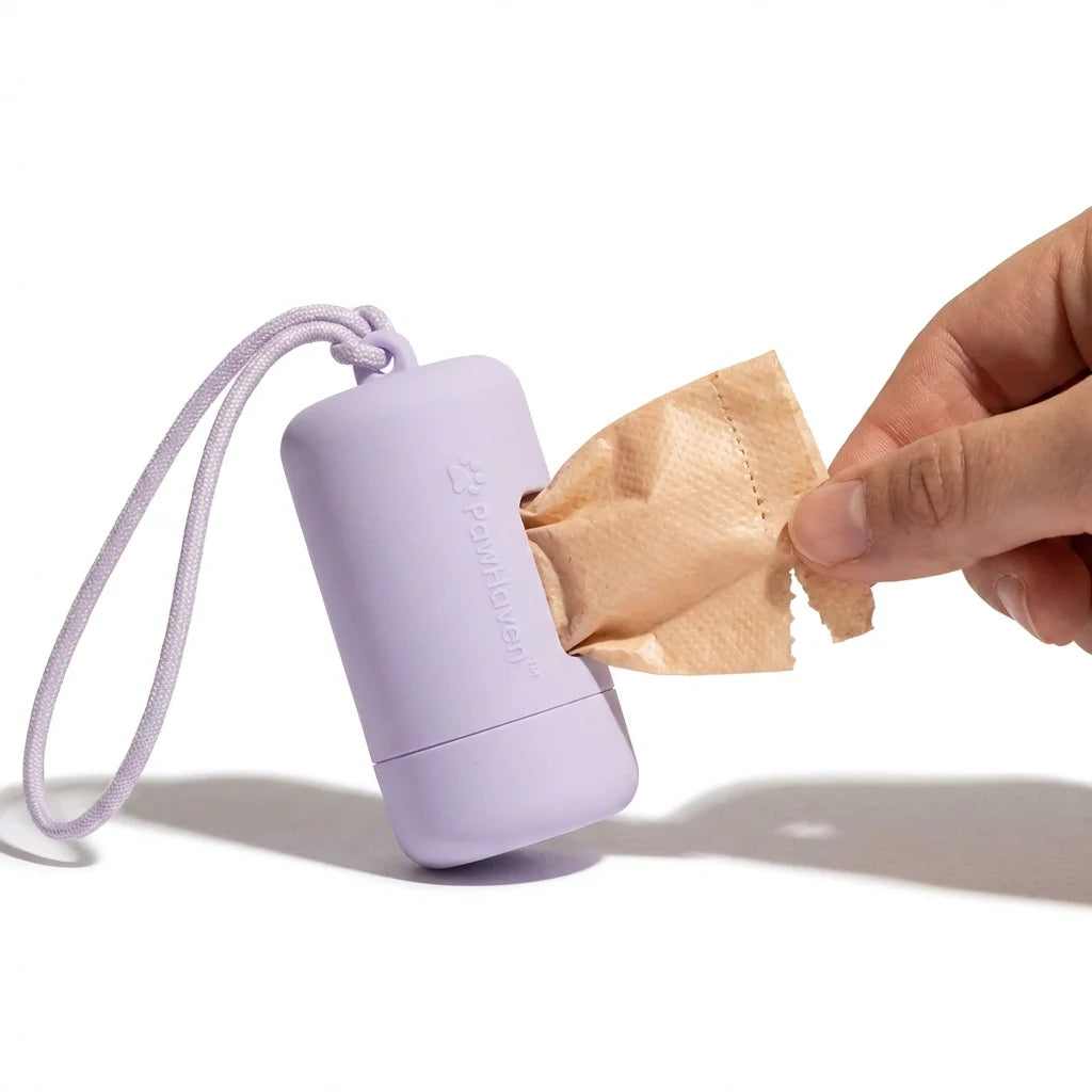 PawVibes™ Pastel Silicone Poop Bag Dispenser - premium pet product