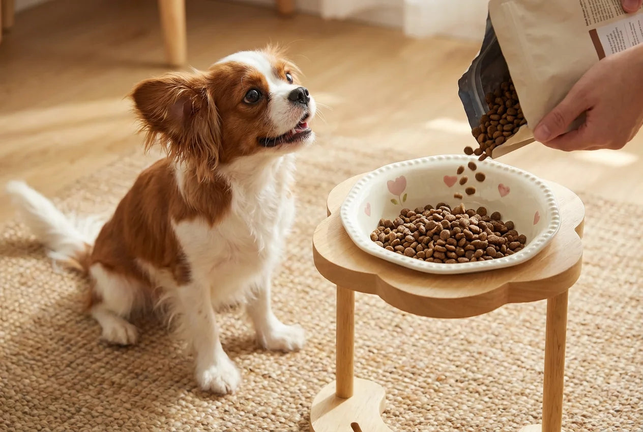 PawVibes™ Aesthetic Ceramic Elevated Pet Bowl for Cats & Dog - premium pet product