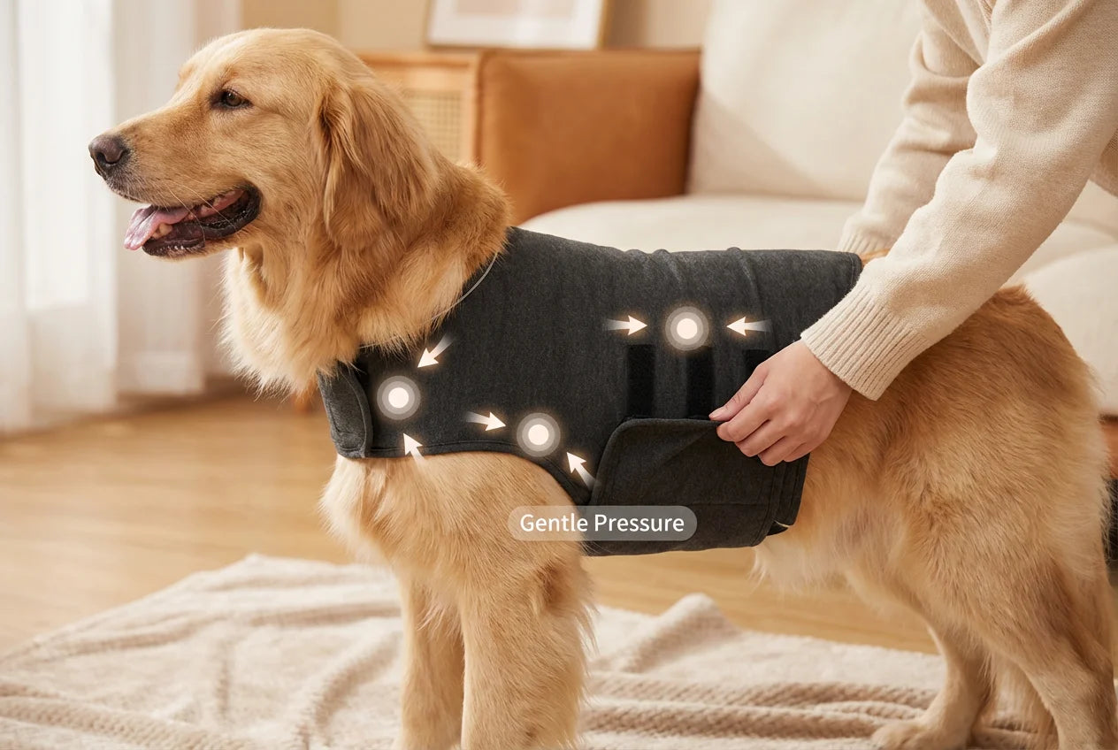 PawVibes™ Cozy Calming Thunder Shirt for Dogs - Anxiety Reli - premium pet product