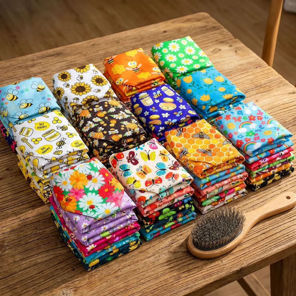 PawVibes™ Washable Pet Bandanas (Bulk 120-Pack) - premium pet product