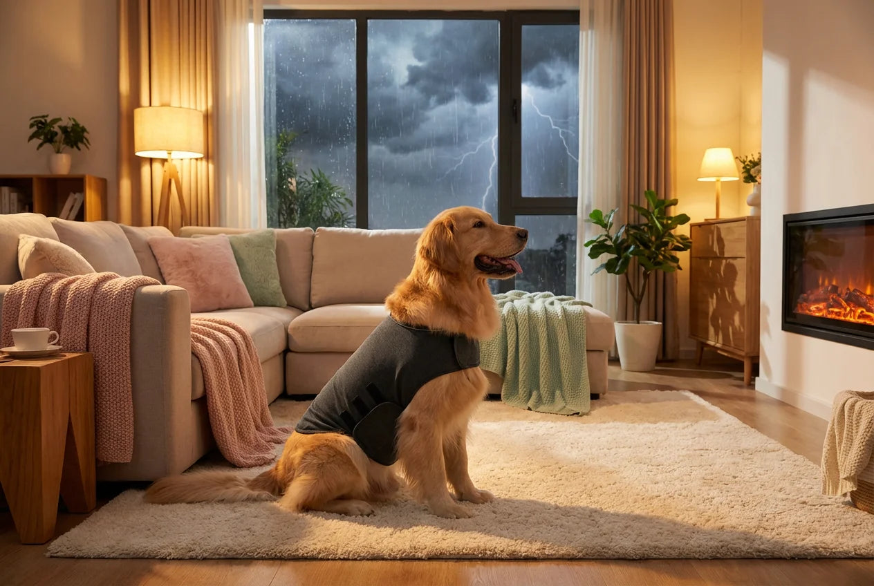 PawVibes™ Cozy Calming Thunder Shirt for Dogs - Anxiety Reli - premium pet product