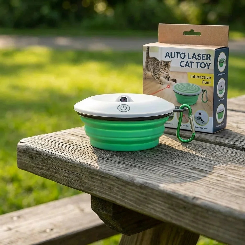 PawVibes™ Smart Auto Laser Cat Toy - premium pet product