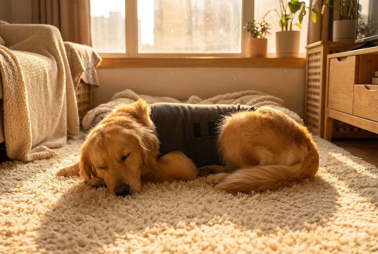 PawVibes™ Cozy Calming Thunder Shirt for Dogs - Anxiety Reli - premium pet product