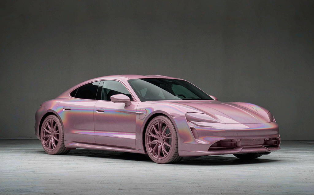 Iridescent Holographic Pink ZionYEE vinyl wrap hero