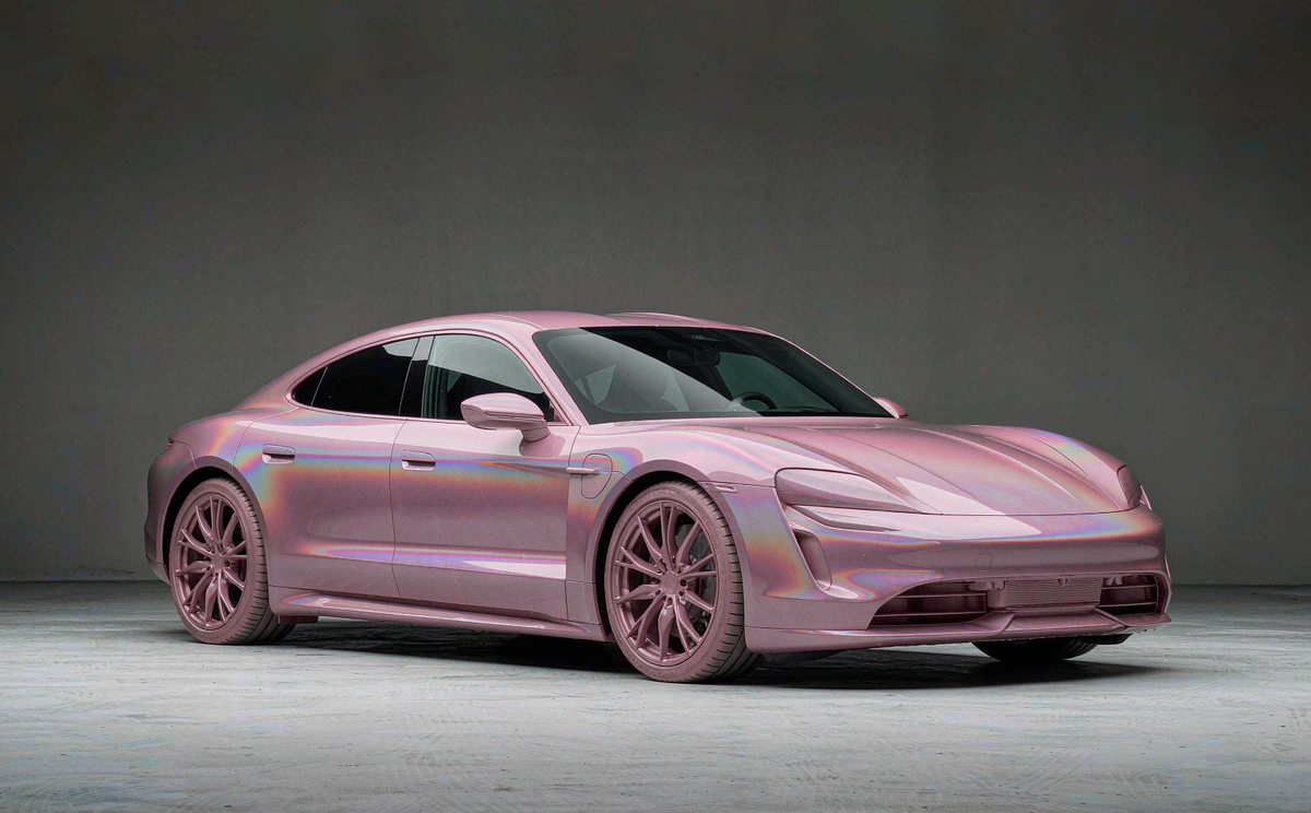 Iridescent Holographic Pink ZionYEE vinyl wrap hero