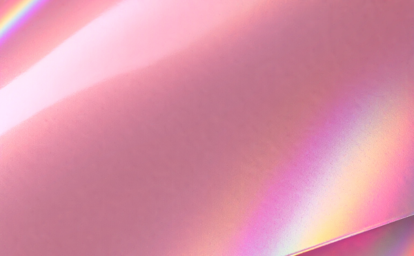 Iridescent Holographic Pink ZionYEE vinyl wrap macro