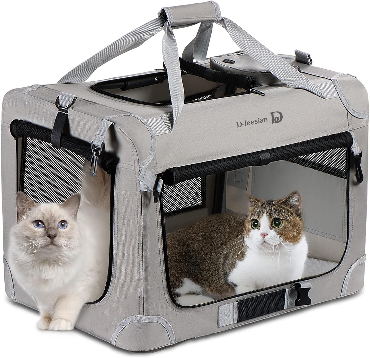 PawVibes™ Escape-Proof Car Carrier Cat Stress-Free Travel - premium pet product