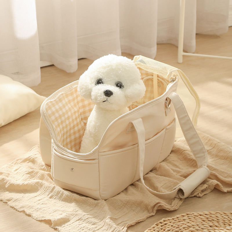 PawVibes™ Airline Approved Pastel Pet Carrier for Dogs & Cat - premium pet product