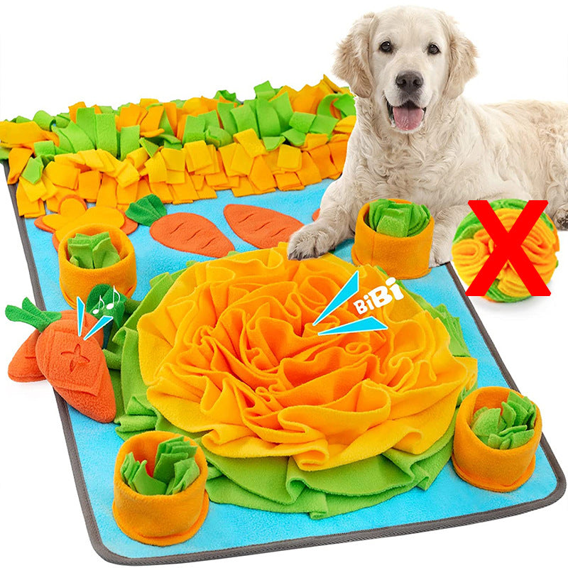 PawVibes™ Floral Snuffle Mat Dog Mindful Foraging Fun - premium pet product