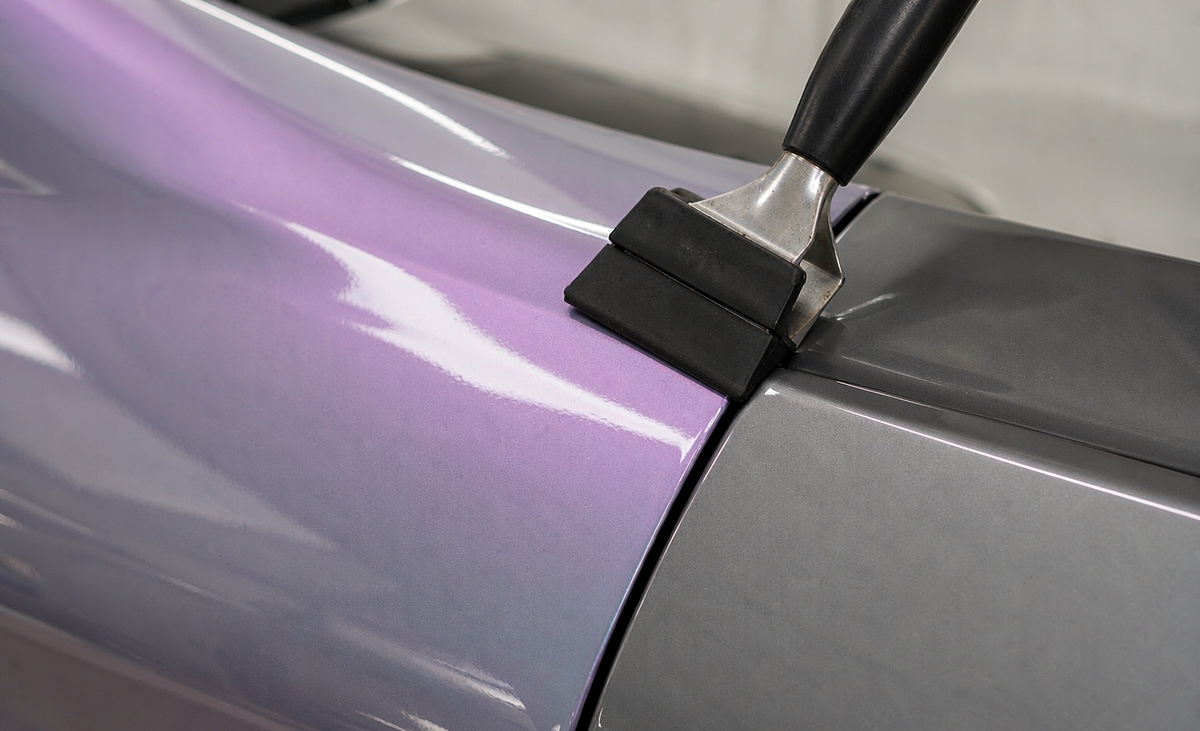 Dual Candy Gray-Violet ZionYEE vinyl wrap halfwrap