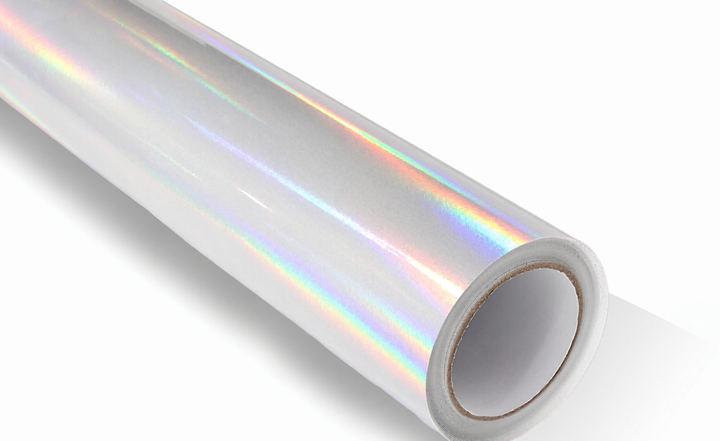Iridescent Holographic White ZionYEE vinyl wrap roll