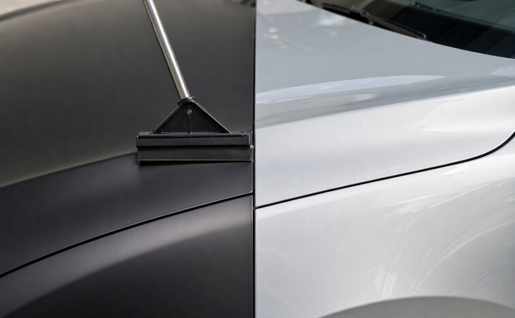 Ceramic Black ZionYEE vinyl wrap halfwrap