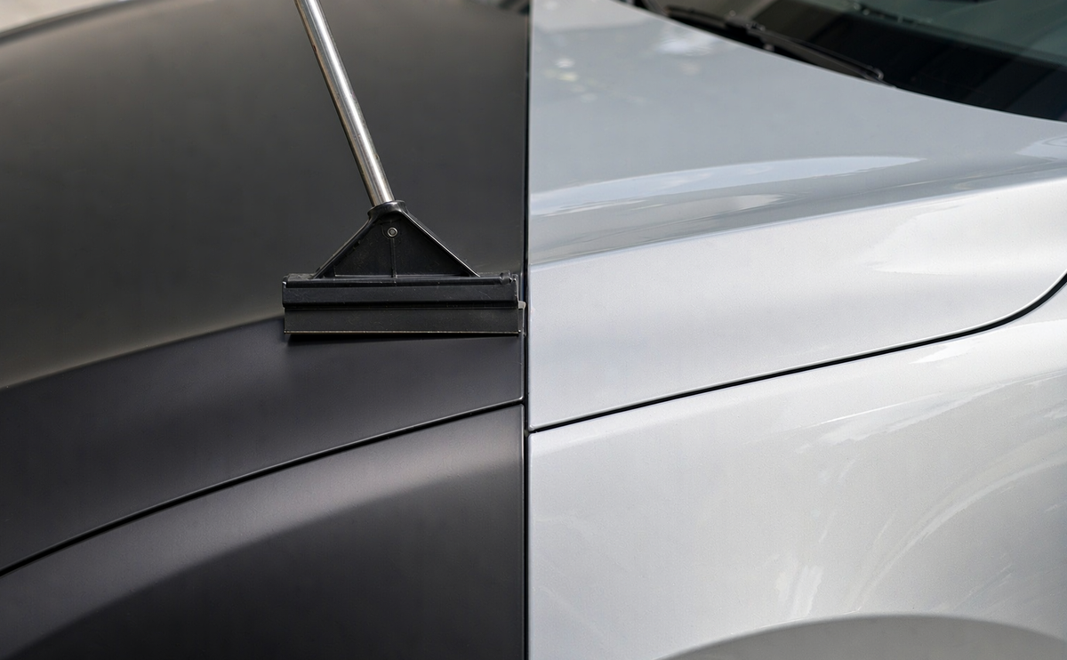 Ceramic Black ZionYEE vinyl wrap halfwrap